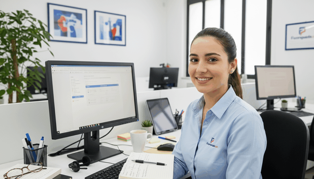 Lavora con noi 1 ragazza_che_sorride_in_ufficio
