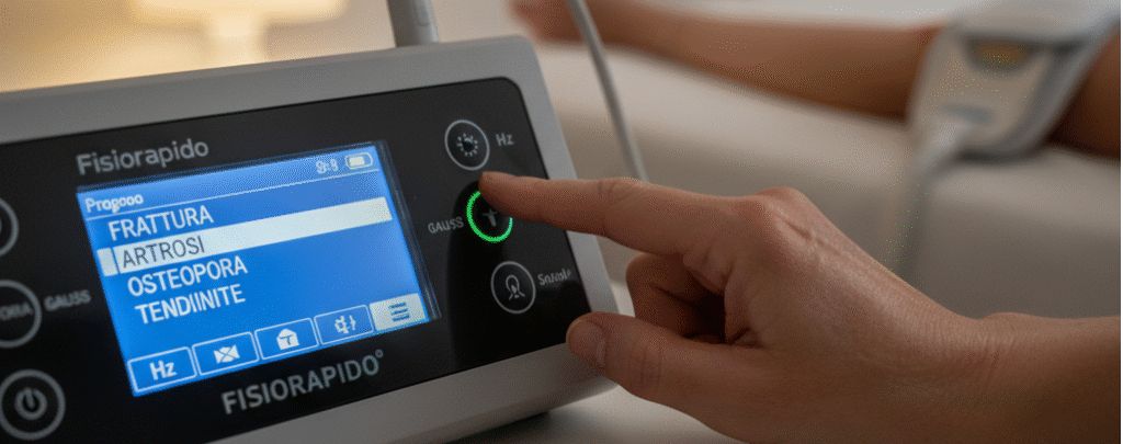 Come impostare l’apparecchio per la magnetoterapia? 1 Dispositivo medico per fisioterapia