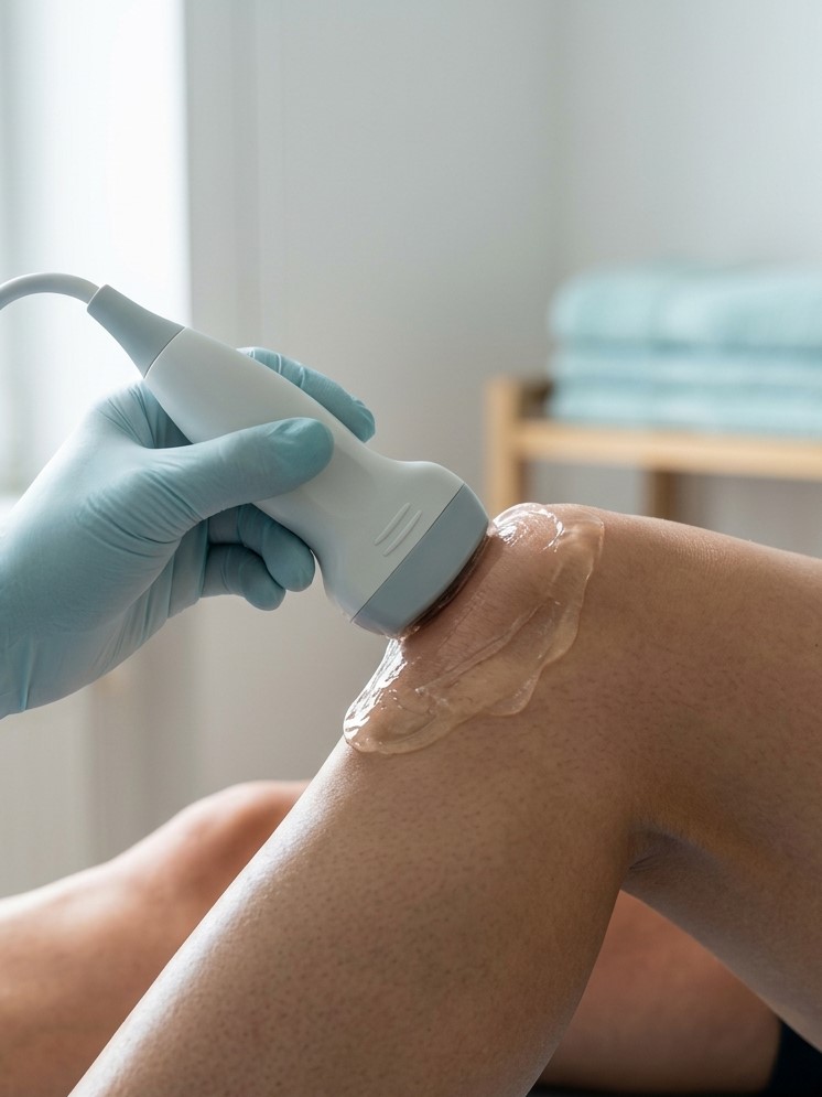 ultrasuono-terapia-manipolo-su-ginocchio